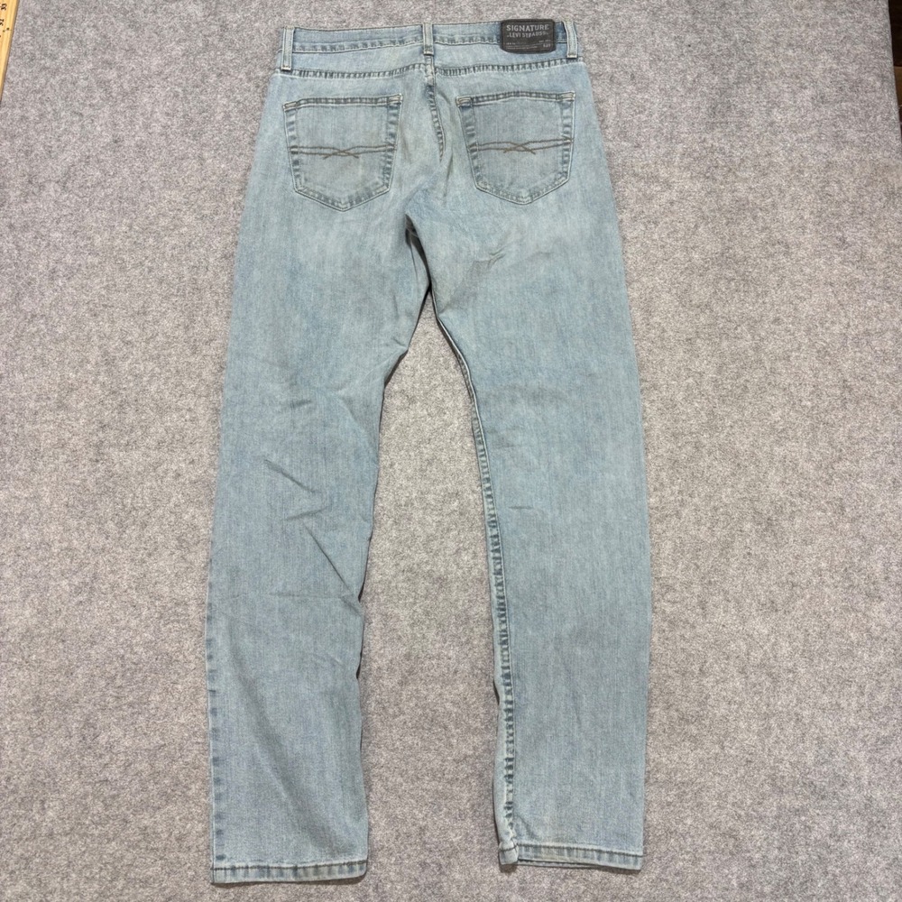Signature by Levi Strauss S37 Mens Slim Fit Light Wash Jeans 30x32